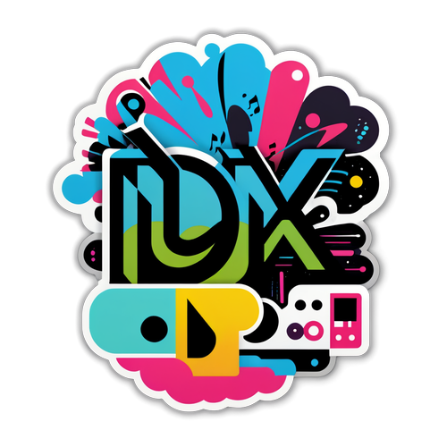 Stiker Kontemporer untuk Grup Musik NDX