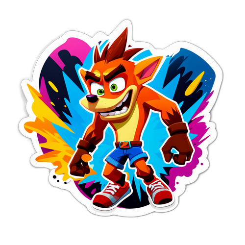 Crash Bandicoot matricák