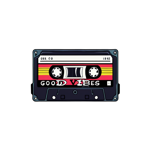 Blast from the Past: The Vintage 'Good Vibes' Cassette Tape That Will Make You Feel Nostalgic!