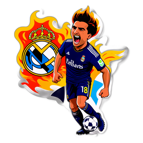 Sticker incendiary pentru Talavera CF împotriva Real Madrid