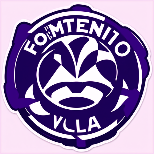 Adesivo Fiorentina Forza Viola!