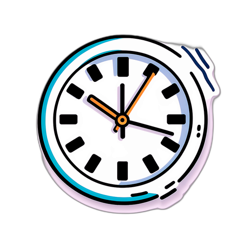 En skitse af et ur, der tæller ned til EHF Euro 2026