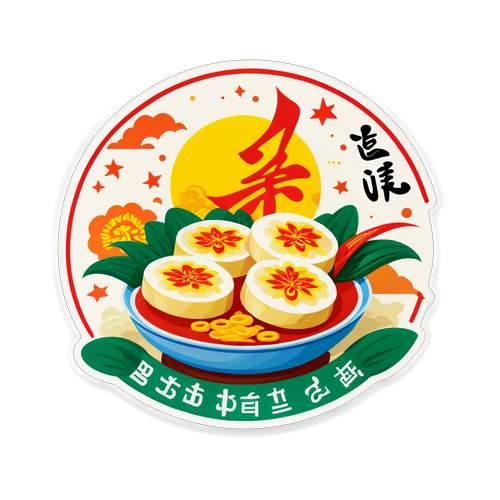 Sticker Bánh Chưng Chúc Mừng Tết