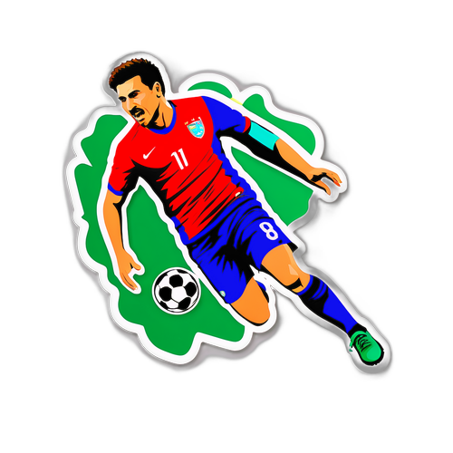Futbol Heyecanını Yansıtan Dinamik Sticker
