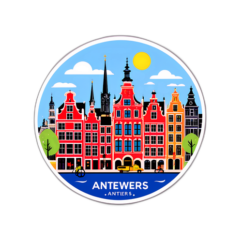 Antwerp Şehir Stickerı