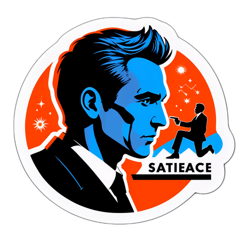 Bold Silhouette Sticker Featuring Alec Pierce