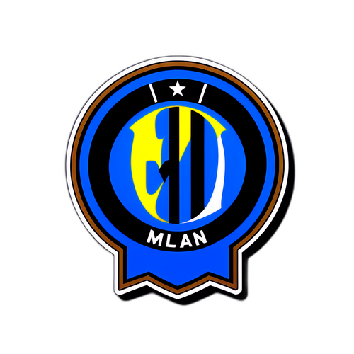 Autocolant cu Inter Milano