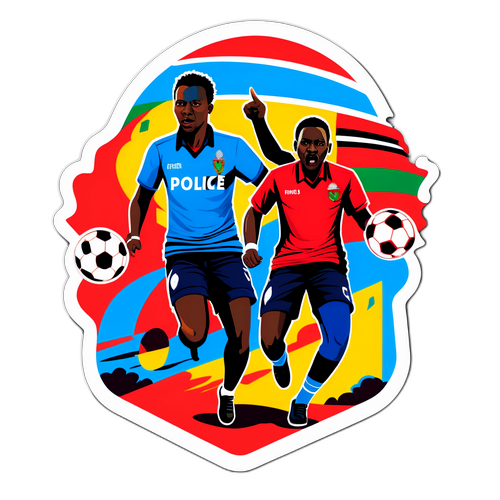 Sticker ya KShuja wa Kenya Police vs Nairobi United