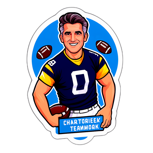 Motivational Teamwork Sticker Featuring Mike Macdonald