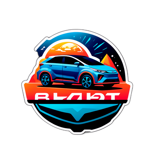 未来的なデザイン - BYD電気自動車