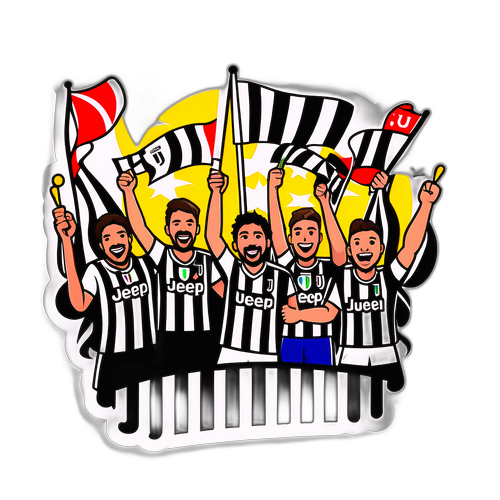 Morsom grafikk av Juventus-fans som heier