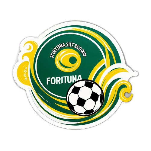 Autocolant festiv pentru meciul Fortuna Sittard vs. PSV
