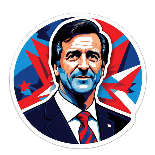Bold Political Sticker Featuring John Ratcliffe