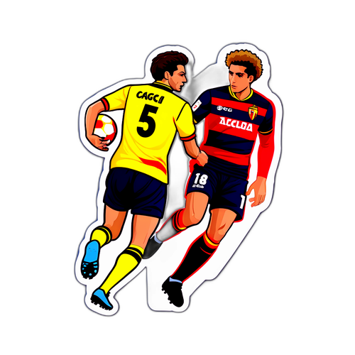 Sticker bóng đá Lecce và Cagliari