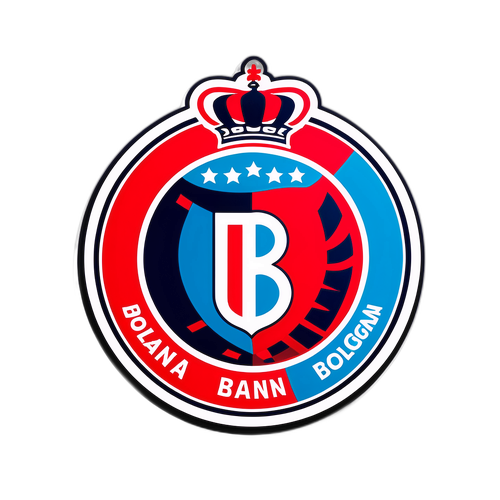 Графика для матча Болонья – Бранн: оригинальные логотипы команд на фоновых цветах