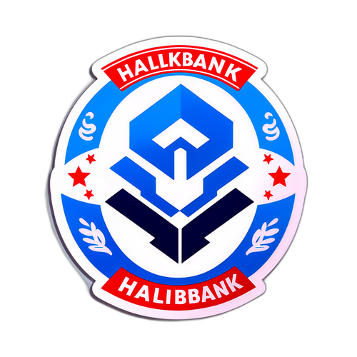 Halkbank Modern Tasarım Sticker