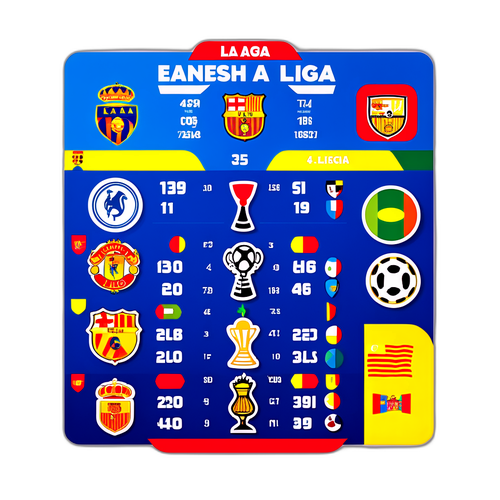 ला लीगा स्टैंडिंग्स स्टिकर
