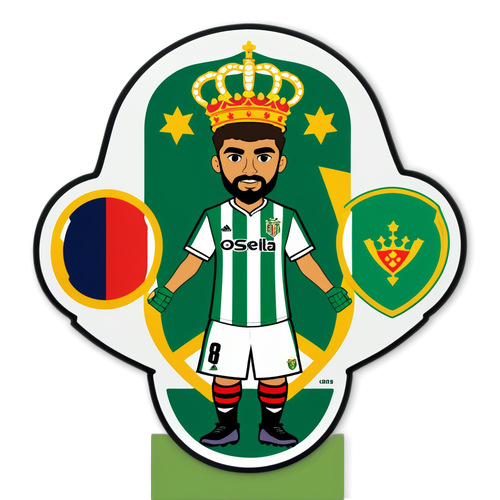 Sticker dedicat spiritului sportiv Real Betis vs Osasuna