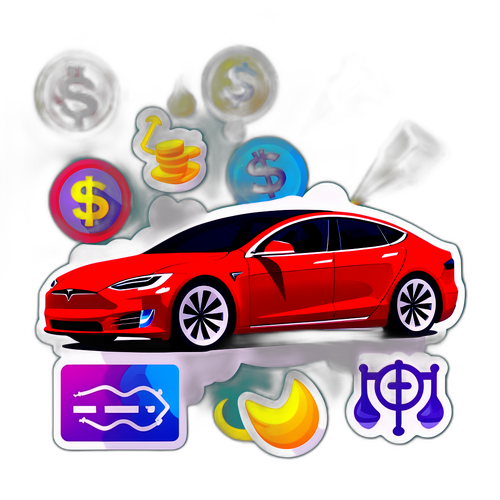 Stickers Emoji Tesla
