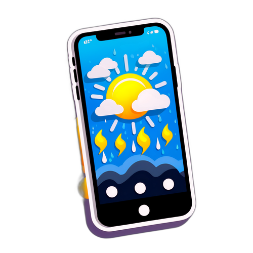 App ng Panahon sa Smartphone