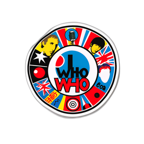 Nostalgischer Aufkleber der Band The Who