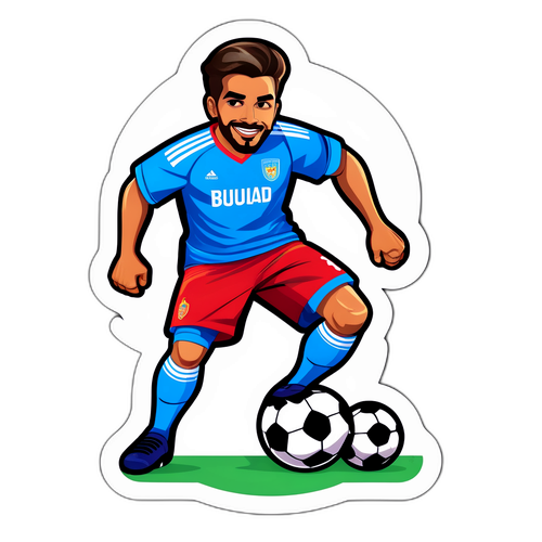 Ilustração de Jogador de Futebol