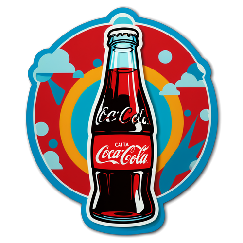 Bouteille de Coca-Cola avec symbole de rappel