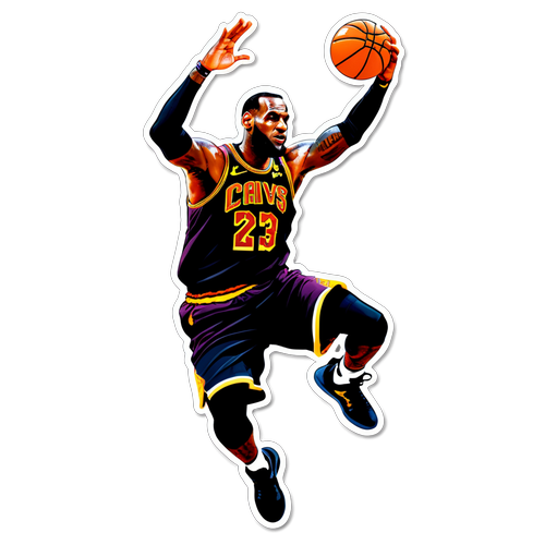 Sticker ni LeBron James: Hari ng Court