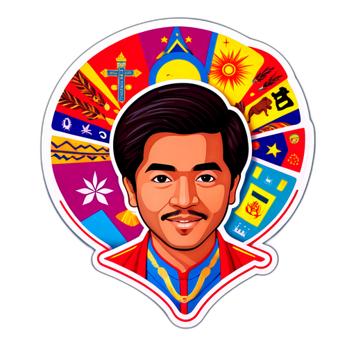 Isang Makulay na Sticker ni Sandro Marcos