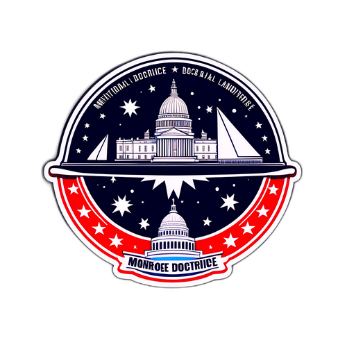 Funky Sticker: Monroe Doctrine at a Glance