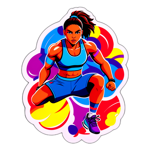 Gloria Monserez als Fierce Atleet