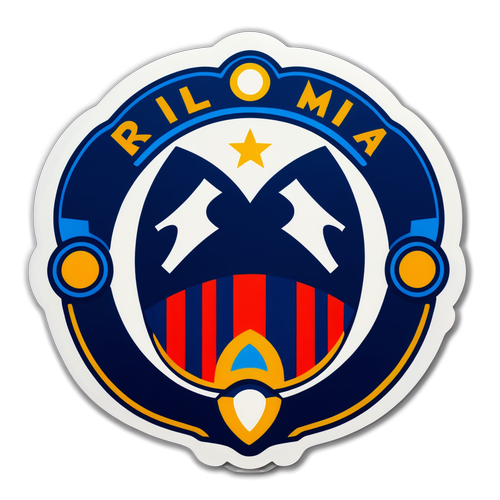 Stiker Logo Inter Milan dan RB Leipzig