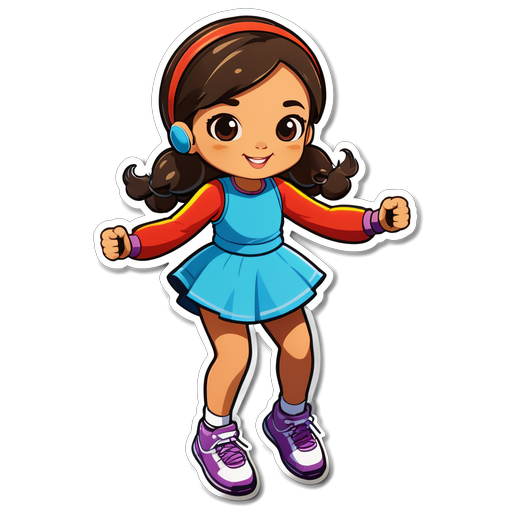 Jump Into Joy: Meet the Energetic Girl Who Makes Exercise Fun!