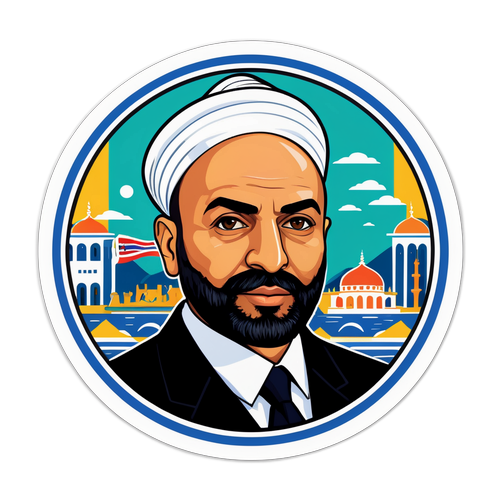 Стикер с символикой Джафида Башарата