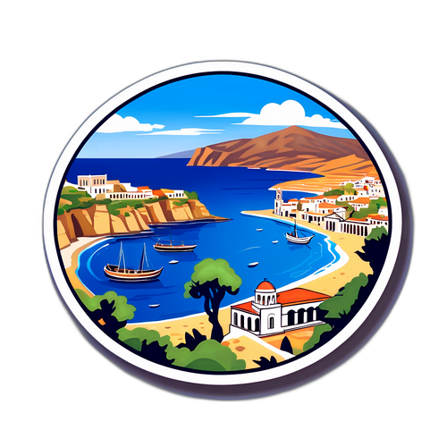 Eine atemberaubende Landschaft von Kreta