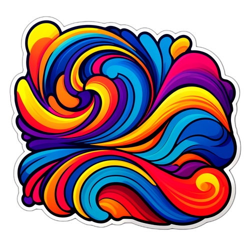 Abstrakt representasjon av Per Kjerstads kunststil