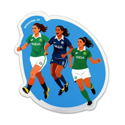 Sticker Menggalakkan Sukan Wanita