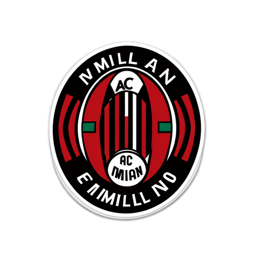 Usiku wa Kuangaza: Sticker ya Kihistoria ya AC Milan na San Siro kama Alama ya Ujumbe!