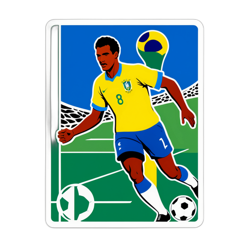 Pôster Vintage do Futebol Brasileiro - Homenagem à Série B