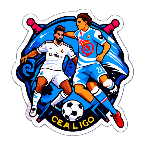 Real Madrid og Celta Vigo Dynamisk Klistremerke