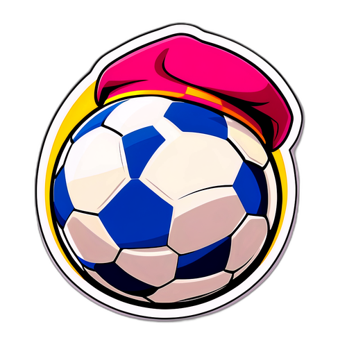 Thiết kế ngộ nghĩnh của quả bóng đá đội mũ beret