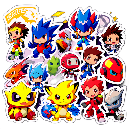 デジモンの冒険者たちのステッカー