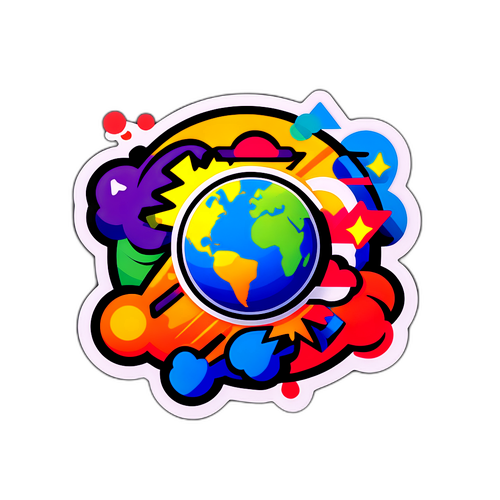 경쟁을 포착한 다이내믹 스티커