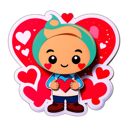 Yüksel Yıldırım'dan Sevgi Dolu Karakter Sticker