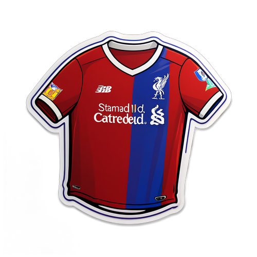 A Colorful Liverpool Football Kit Sticker