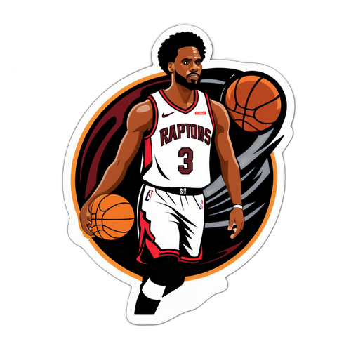 Sticker ng Cavaliers at Raptors