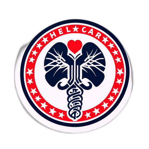 GOP Healthcare Plan Emblem Sticker