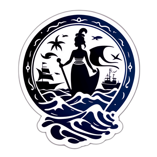 Силует Тондалі, впливаючи на порти