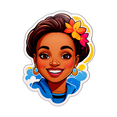 İlham Verici Yüz İfadesiyle Serra Sabancı Çıkartması