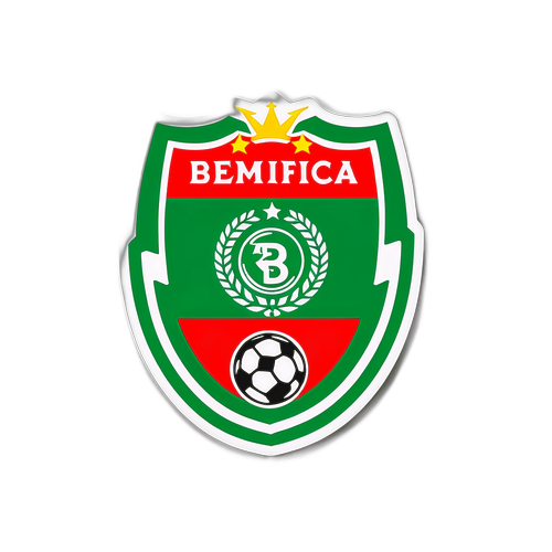 Aufkleber für das Fußballspiel Benfica vs. Sporting